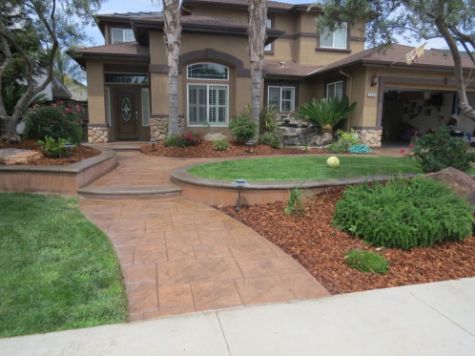 this image shows finished concrete work in cupertino