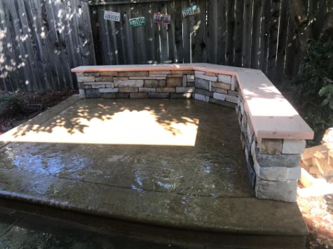 this image shows decorative concrete in cupertino