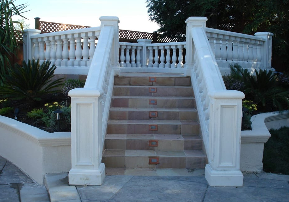 this image shows stone stairs cupertino