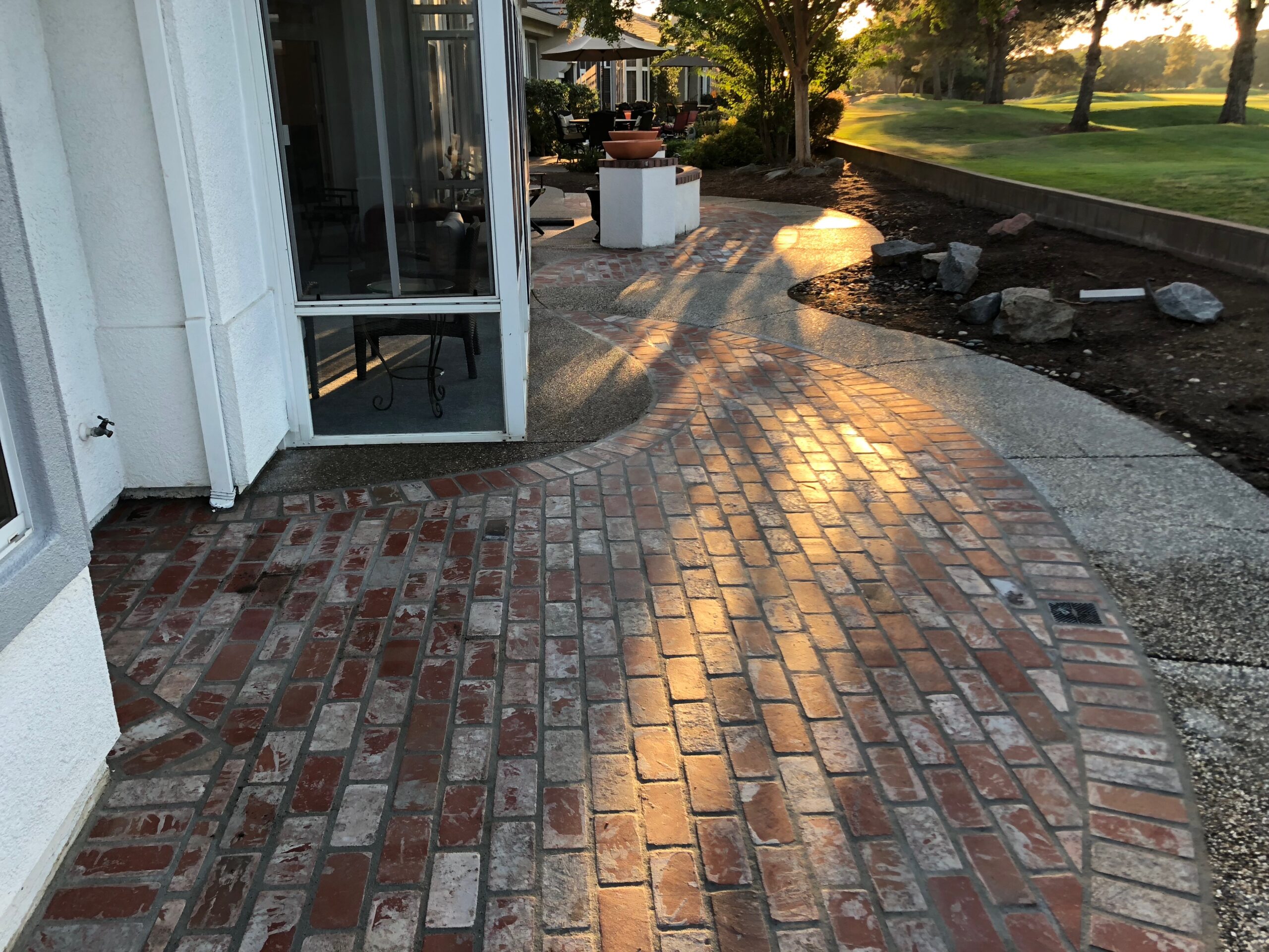 this is an image of brick pavers in Cupertino