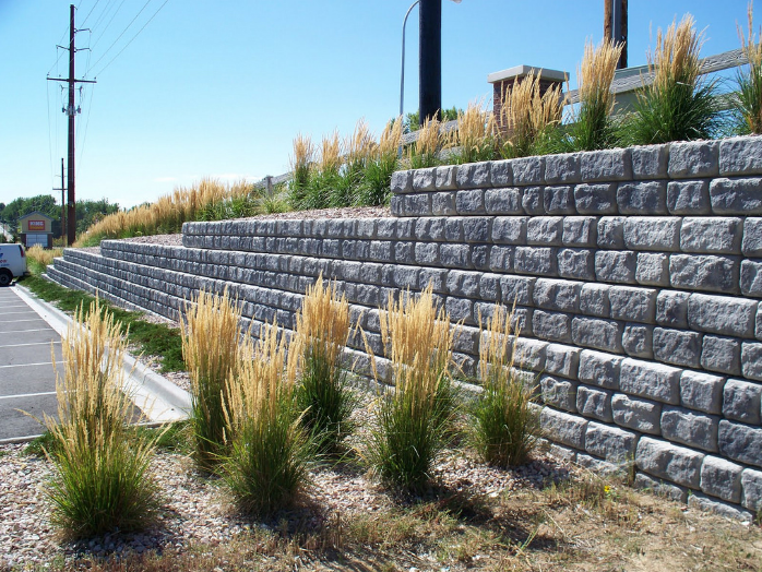 this is an image of retaining wall in Cupertino